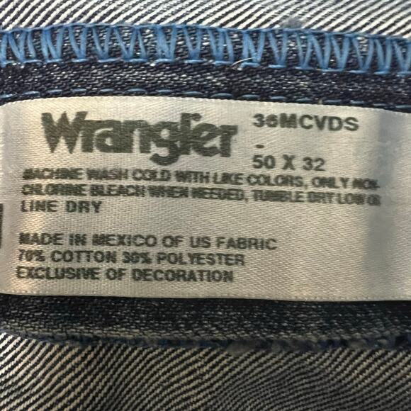 Wrangler cool vantage jeans 
men’s 50x32 slim fit dark wash 
36mcvds rn 130273 - Picture 6 of 7